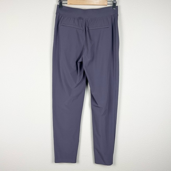 Athleta Brooklyn Mid Rise Pull On Ankle Pants Dusk Violet EUC Size 2 - Picture 8 of 9